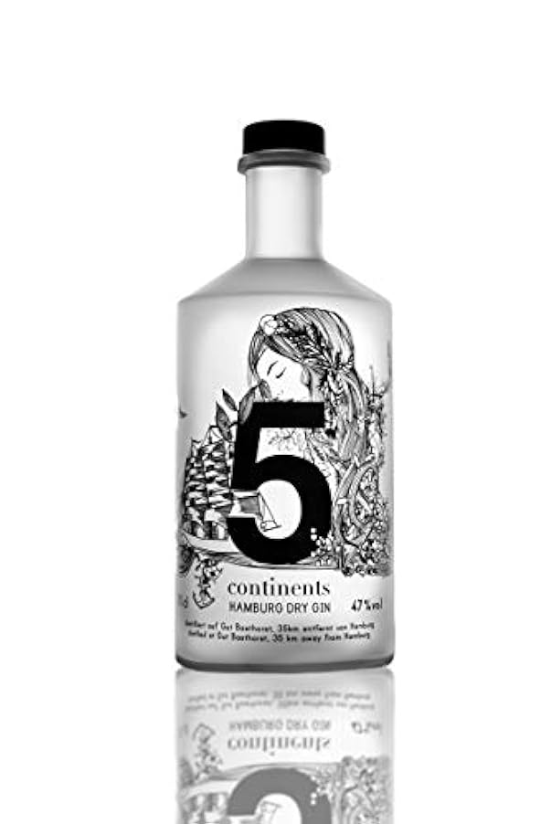 5 CONTINENTS HAMBURG DRY GIN - 70CL 807923534