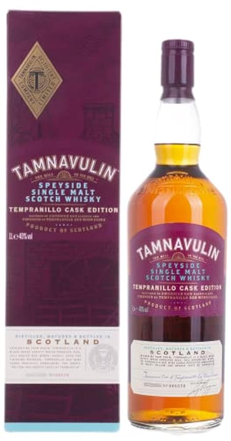 Tamnavulin TEMPRANILLO CASK Speyside Single Malt 40% Vo