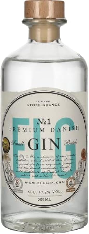 ELG No. 1 Premium Danish Small Batch Gin 47,2% Vol. 0,5