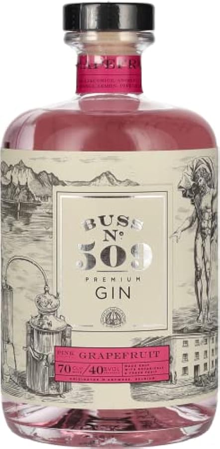 Buss N°509 PINK GRAPEFRUIT Belgium Flavor Gin Author Co