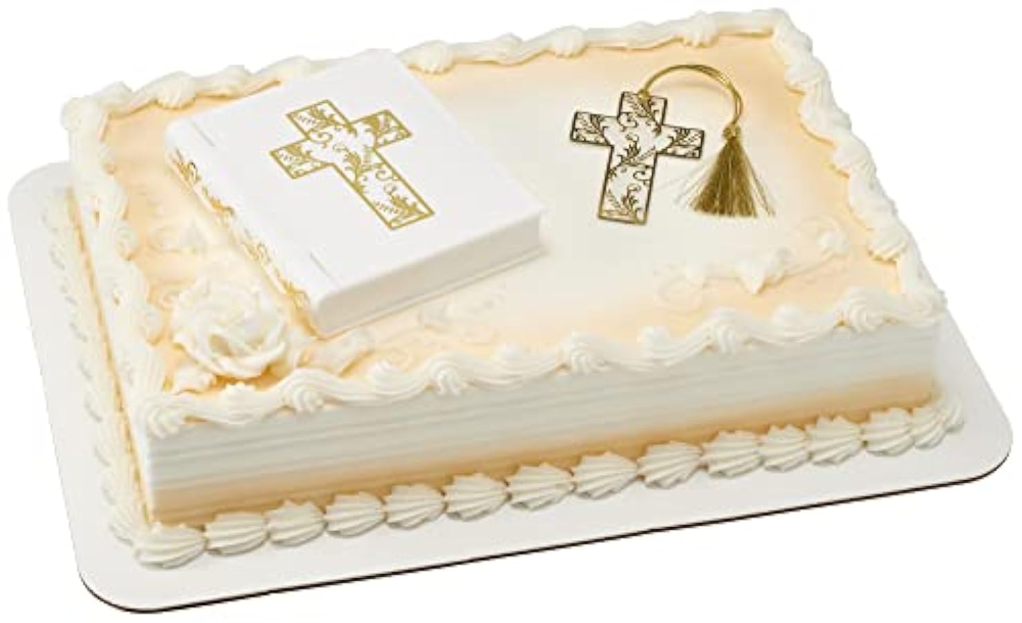 Decorazione per torta religiosa della Bibbia e della Cr