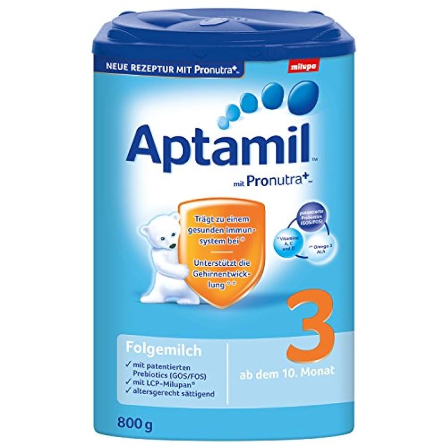 Aptamil 3 latte di proseguimento con Pronutra, 9 pack (