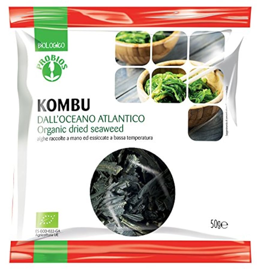 Probios Alghe Kombu Bio - [Confezione da 1 x 50 g] 986097671